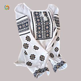 Рубашка Украинская вышиванка  55530444 цвет белый размер XXXL