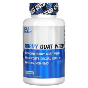 Экстракт эпимедиума Evlution Nutrition Horny Goat Weed 500 mg 60 Veggie Capsules