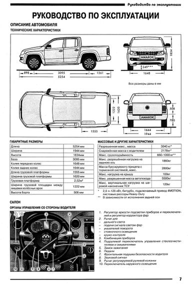 VW Amarok. Руководство по ремонту и эксплуатации. Книга | Зображення 7
