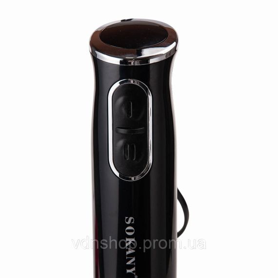 Ручний блендер Sokany 1726 занурювальний 300 Вт Чорний | Зображення 4