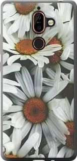 Чохол на Nokia 7 Plus Ромашки v2 із пластику FCh_028830