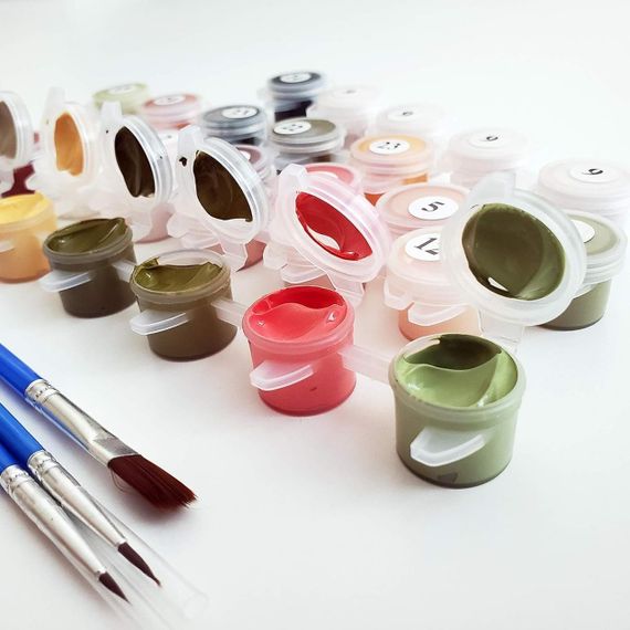 Картина за номерами "Лісовий олень" Bougimal 40×50см, набір для малювання акрилом без рами, творчій подарунок | Зображення 4