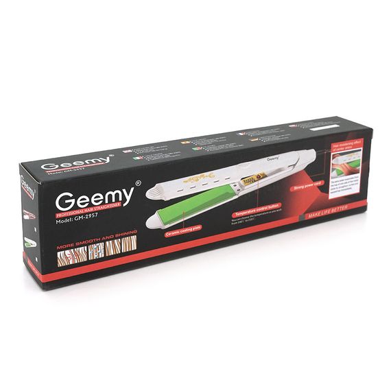 Праска-гофре для волосся Gemei GM-2957W, Box | Зображення 1