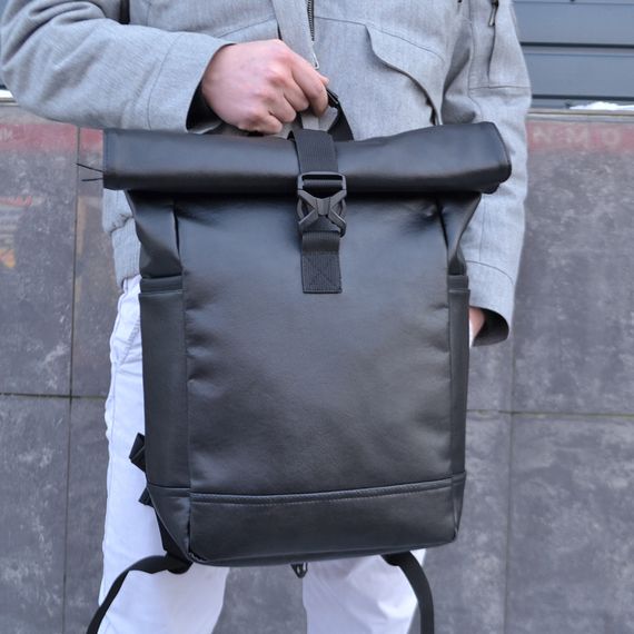 Рюкзак міцний молодіжний чоловічий, Міський рюкзак RollTop для ноутбука Місткий унісекс PH-83 | Зображення 5