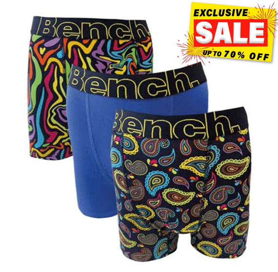 Набор мужских боксеров анатомических трусов Bench Underwear Boxer Shorts 3 шт в наборе | Зображення 2