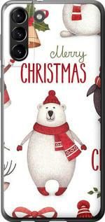 Чохол на Samsung Galaxy S21 Plus Merry Christmas із пластику FCh_024380