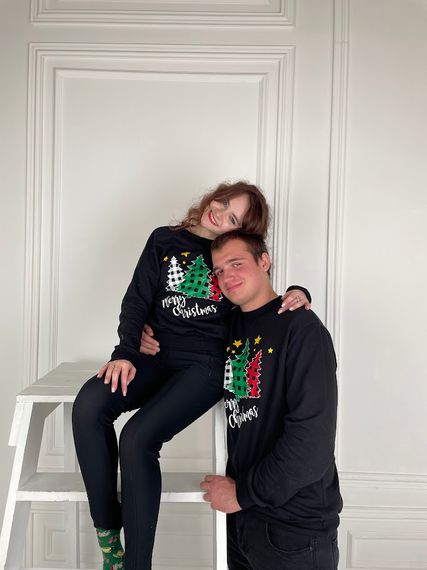 Світшот жіночий "Family look" Носи своє 42 Чорний (p-12560-140607) | Зображення 5