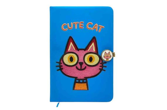 Блокнот на магніті А5, 763883ML PU Cute cat р.14×21см, 80 арк | Зображення 3