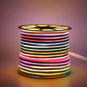 Світлодіодний неон PROLUM™ 10x20, IP68, 24V, Series "FT", RGB Pixel Full Color, PRO