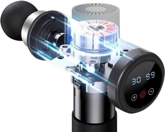 Перкусионный массажер портативный NEOR PULSE 26BK гарантия 1 год | Зображення 7