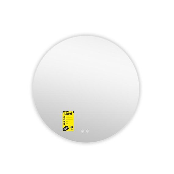 Дзеркало Lidz Astra R600 з LED-підсвічуванням Touch, з антизапотіванням, з димером, рег. яскравості LDASR60049289 | Зображення 3