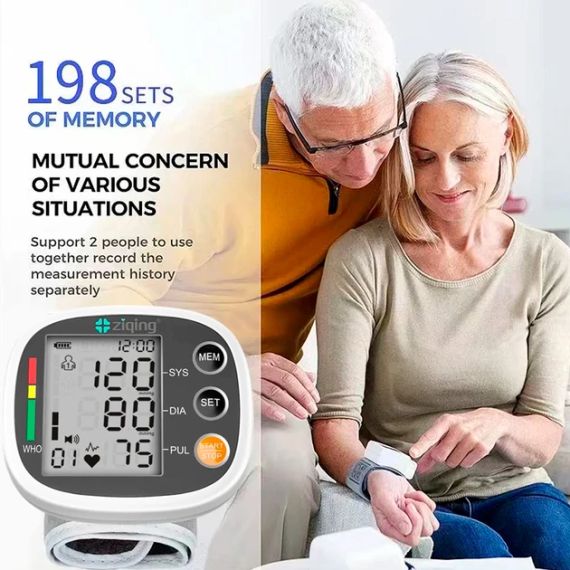 Тонометр Ziqing XW-03 автоматичний на зап'ястку від акумулятора Білий | Зображення 9