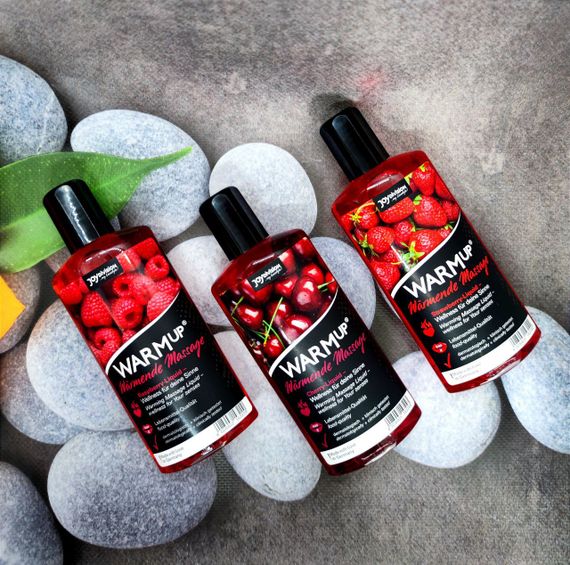 Розігріваюча їстівна масажна олія WARMup Strawberry, 150 мл | Зображення 5
