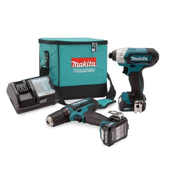 Набір акумуляторних інструментів Makita CLX224SA (CXT) | Зображення 1