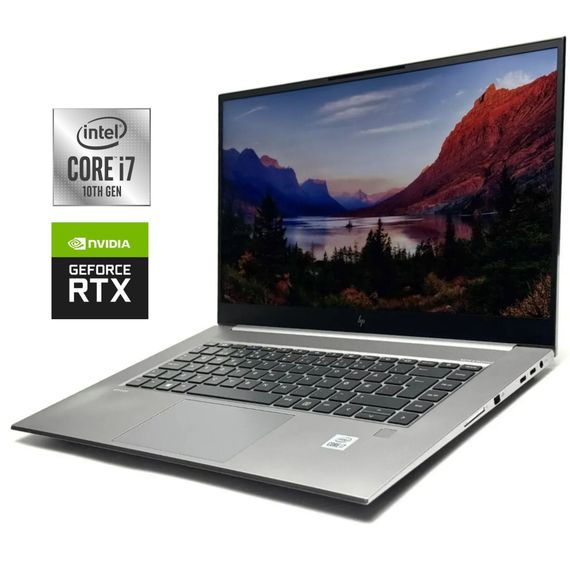 Игровой ноутбук Б-класс HP ZBook Create G7 / 15.6" (1920x1080) IPS / Intel Core i7-10750H (6 (12) ядер по 2.6 - 5.0 GHz) / 32 GB DDR4 / 512 GB SSD / nVidia GeForce RTX 2070 Max-Q, 8 GB GDDR6, 256-bit / WebCam / Win 11 б/у