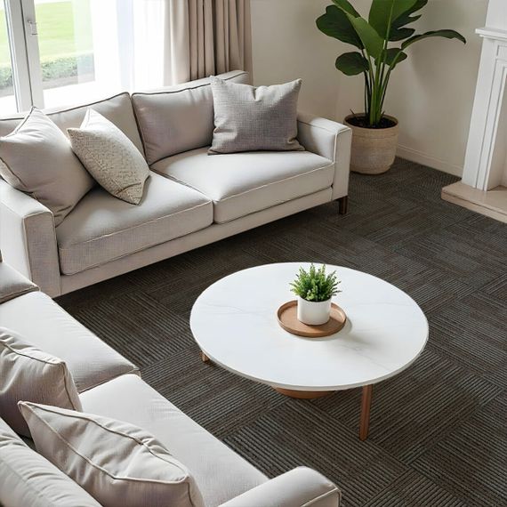 Плитка під ковролін без клейового шару 500х500х4мм Коричнево-сірий SW-00002714 | Зображення 5