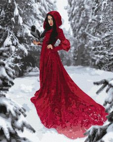 Картина за номерами "Зимова красуня" KHO4912 40х50