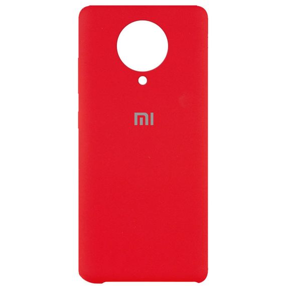 Чехол Silicone Cover (AAA) для Xiaomi Redmi K30 Pro / Poco F2 Pro Червоний / Red
