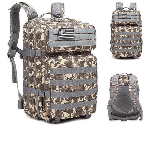 Тактичний рюкзак 50 л з MOLLE – Вибір військових і туристів | Зображення 1