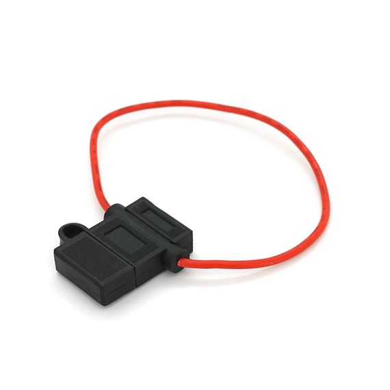 Автомобільний провідний утримувач запобіжника 1015/16, 1A-48A,250V пилу/водонепроникний, мідь, 30см.в корпусі ПВХ