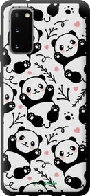 Чохол на Samsung Galaxy S20 Панди "4318b-1824-2448"