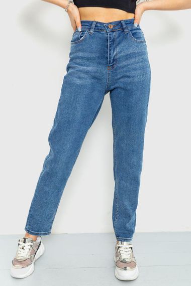 Джинсы женские MOM  цвет синий 164R5990-1