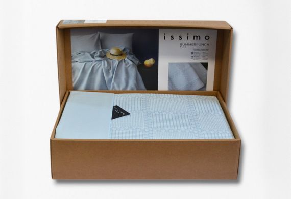 Постельное белье с пледом Issimo Summerpunch 220 х 240 см Blue | Зображення 4