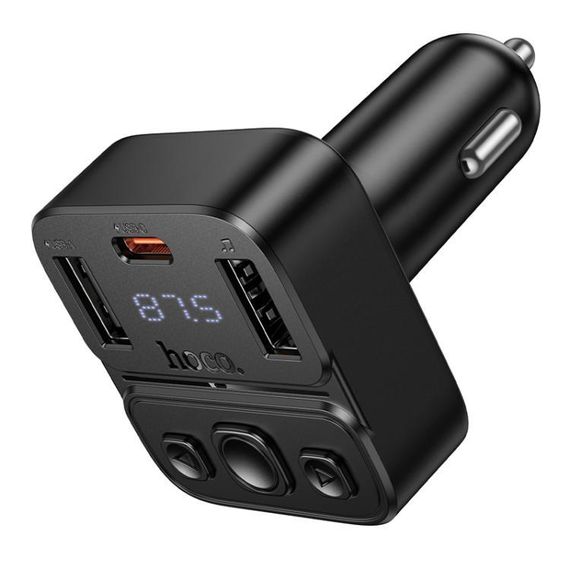 FM-модулятор HOCO E87, Black, Box | Зображення 1