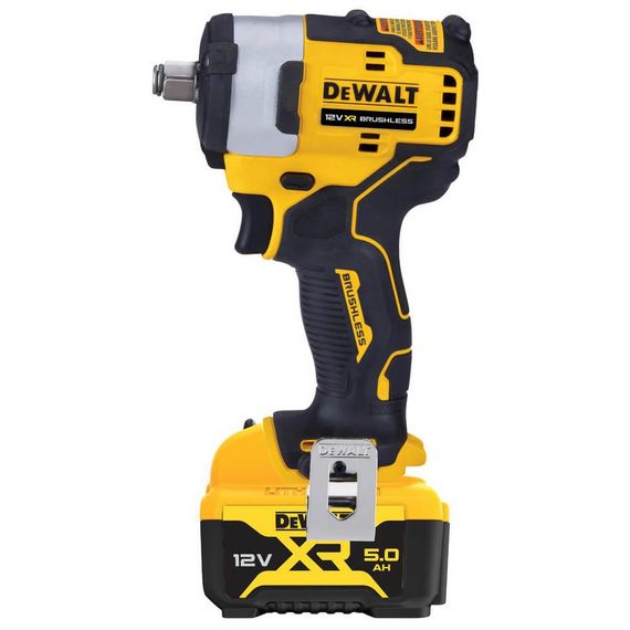 Гайковёрт ударный аккумуляторный бесщёточный 338Нм DeWALT DCF901P1 | Зображення 1