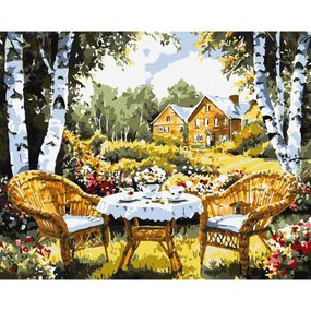 Картина за номерами "Дача мрії" ©art_selena_ua KHO6378, 40х50 см