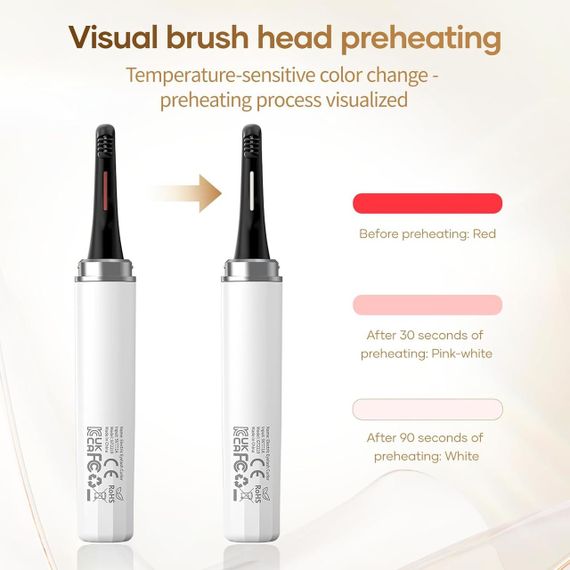 Щипці для завивання вій, що Швидко нагріваються, щипці для завивання вій ANLAN з гребінцем | Зображення 2