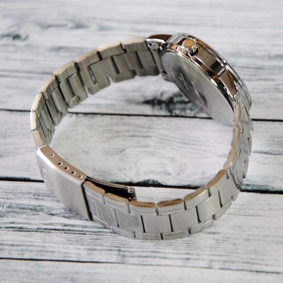 Японские кварцевые часы наручные мужские на стальном ремешке Casio MTP-V002D-1BUDF | Зображення 4
