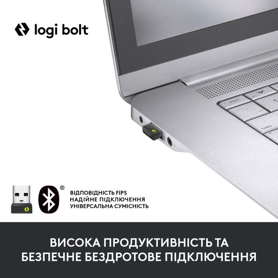 Мишка Logitech Signature M650 L Wireless Mouse for Business Graphite (910-006348) | Зображення 1