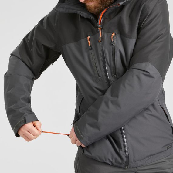Чоловіча куртка Travel 500 3-в-1 - Чорна - 3XL | Зображення 8