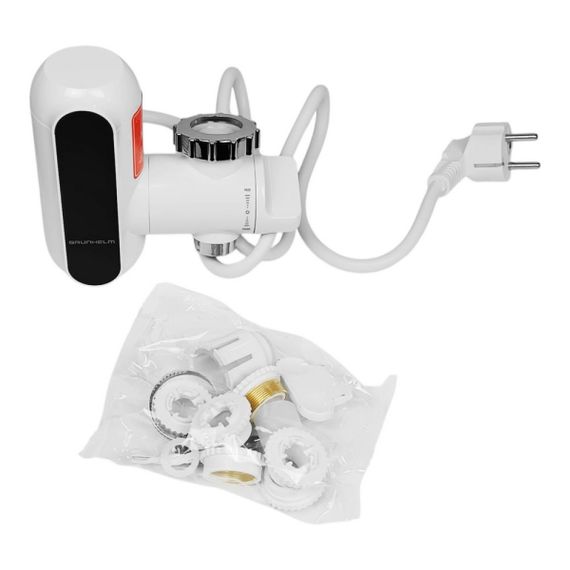 Электроводонагреватель проточный Grunhelm EWH-1X-3QC-LED | Зображення 6