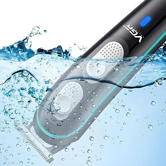 Акумуляторна машинка для стрижки волосся 5 Вт, з насадками, VGR V-055 / Професійний тример для бороди та вусів | Зображення 2