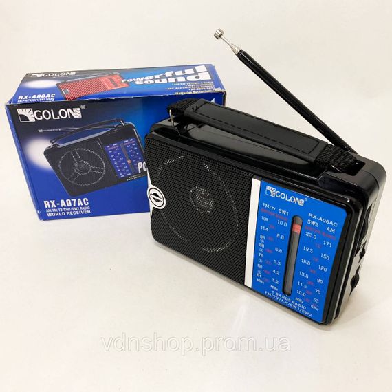 Радіоприймач з хорошою якістю прийому, Класичні радіоприймачі на батарейках, Приймач ретро стиль YM-37 | Зображення 7