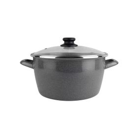 Каструля Vitrinor K2 2108984, 5.4 л, 26 см, сталева емальована з кришкою, для всіх типів плит