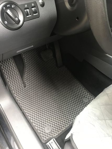Коврики EVA (черные) 5 шт, Передние и задние (для MAXI, 1 сдвижная дверь) для Volkswagen Caddy 2010-2015 гг | Зображення 6