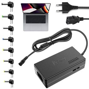 Зарядний пристрій для ноутбука з перехідниками 8 шт, 120W / Універсальний блок живлення для ноутбука