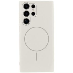 Чохол Silicone Cover Lakshmi Full Camera (AA) with MagFit для Samsung Galaxy S25 Ultra Білий / White