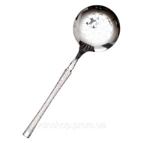 Шумівка для зняття піни з нержавіючої сталі 26.5 (см) ложка шумівка кухарська ложка для зняття пінки HP-8-50