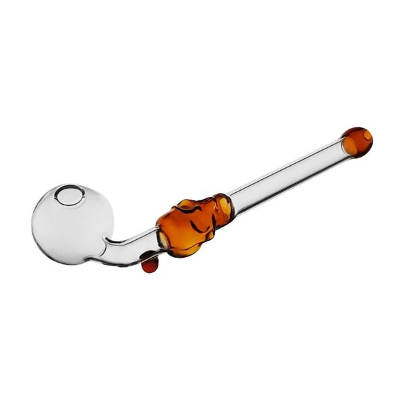 Кутова Скляна Трубка Куля "Oil Pipe Scull" | Зображення 3