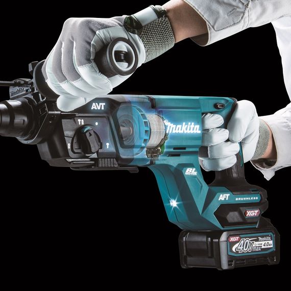 Перфоратор аккумуляторный Makita HR007GM201 (XGT, 3.0 Дж, SDS-PLUS) | Зображення 7