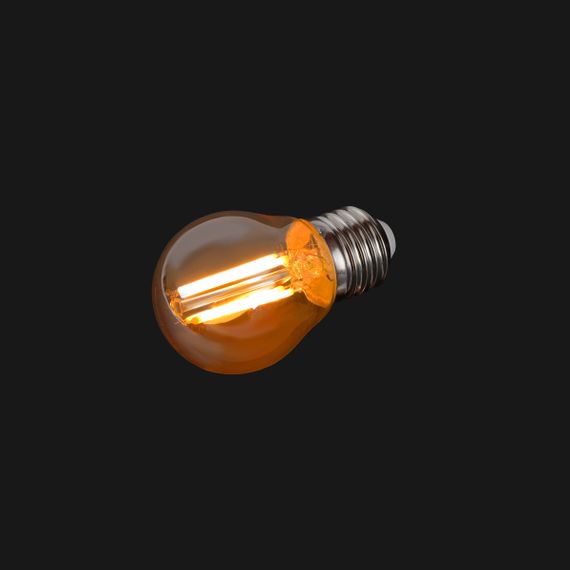 Лампа светодиодная LED 6W E27 COG WW G45 Amber 220V | Зображення 3