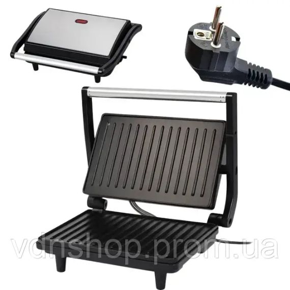 Прижимной гриль с антипригарным покрытием 850В LB-58022 | Зображення 1