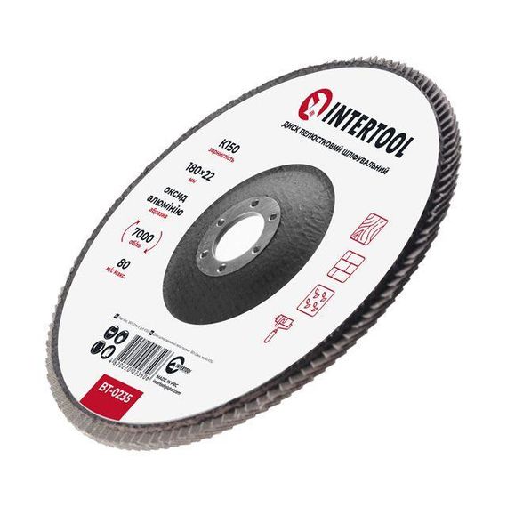 Диск шліфувальний пелюстковий INTERTOOL BT-02351 | Зображення 2