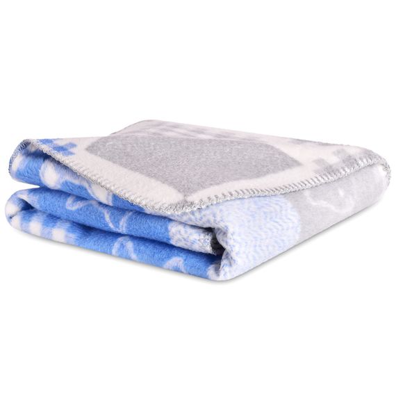 Плед IDEIA 87200 Туреччина 90*120  Бавовна Блакитний