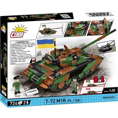 Конструктор Cobi Танк Т-72 M1R (UA/PL), 724 деталі (COBI-2624) | Зображення 9