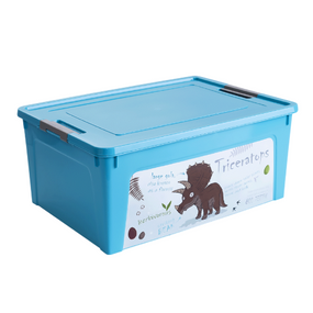 Контейнер 7,9л бірюзовий з малюнком Динозавр Smart Box Алеана
